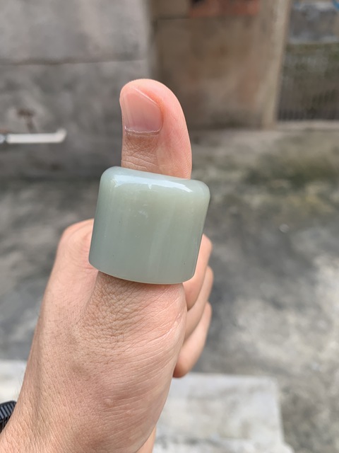 古玩玉器玉扳指真品鑒賞圖