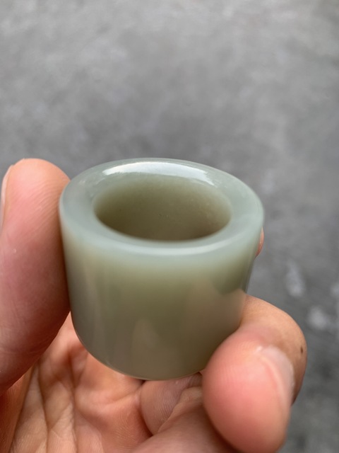 古玩玉器玉扳指真品鑒賞圖