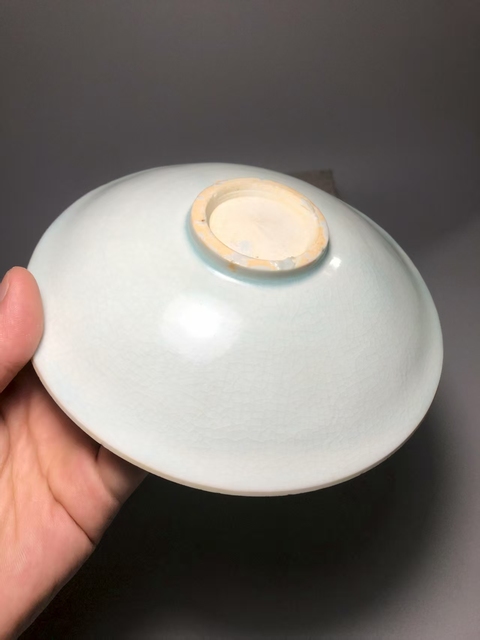古玩陶瓷青白瓷印花盤真品鑒賞圖