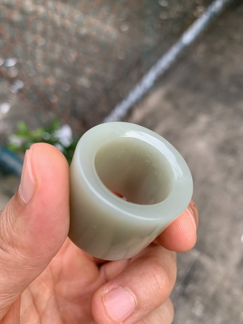古玩玉器玉扳指真品鑒賞圖