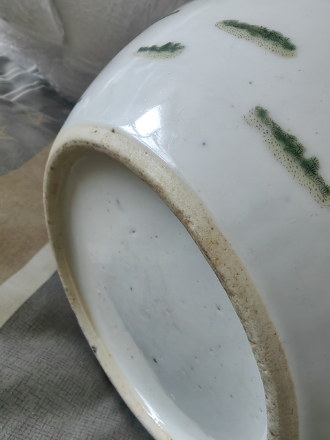 古玩陶瓷花鳥紋粉彩罐真品鑒賞圖