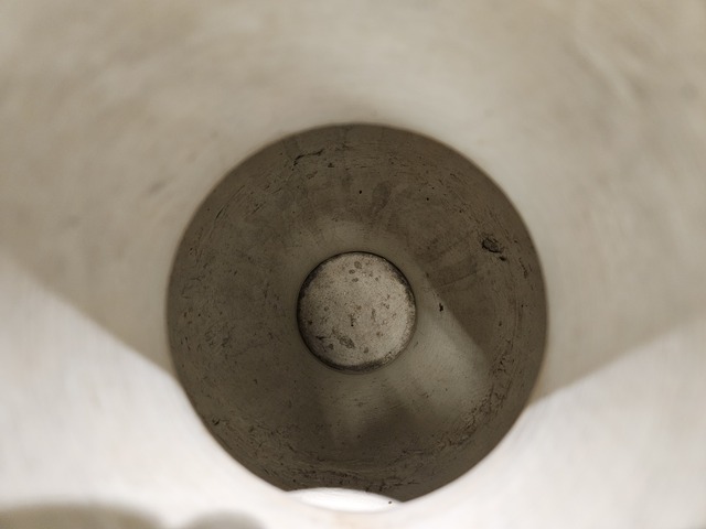古玩陶瓷清光緒 墨地素三彩觀音尊真品鑒賞圖