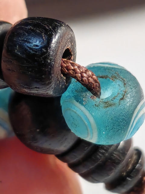 古玩玉器老紫檀多寶串真品鑒賞圖