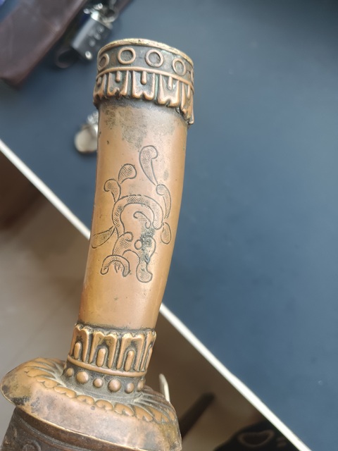 古玩銅器清·蒙古彎刀拍賣，當前價格999元