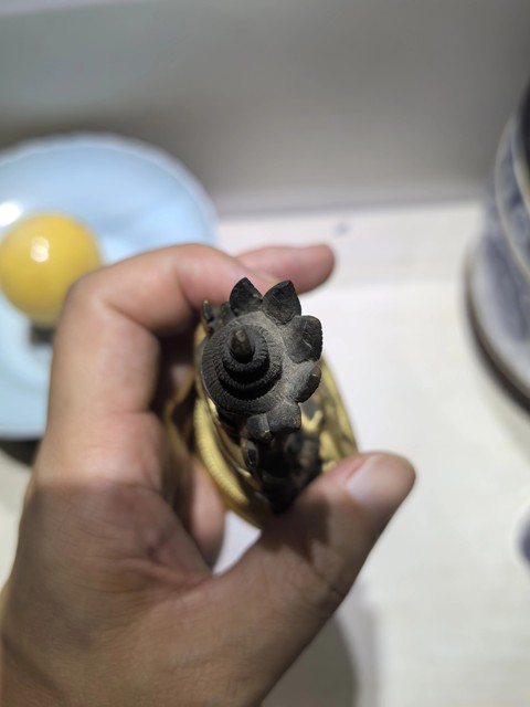 古玩銅器無量壽佛真品鑒賞圖