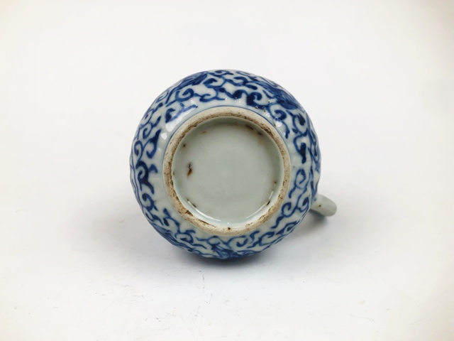 古玩陶瓷清康熙·青花山水人物執壺拍賣，當前價格0元