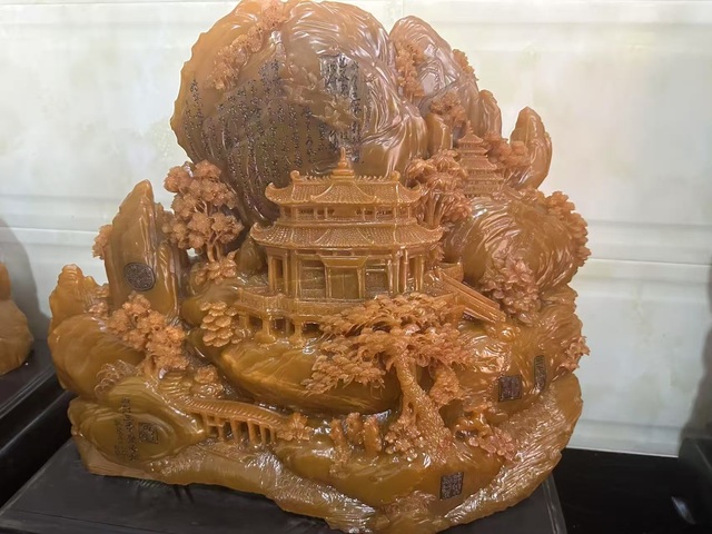 古玩玉器壽山石雕“山子擺件”真品鑒賞圖