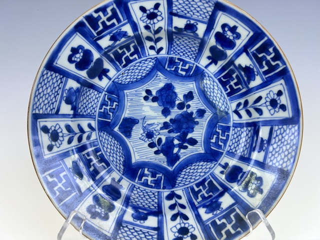 古玩陶瓷清康熙·青花飛黃騰達(dá)克拉克盤拍賣，當(dāng)前價(jià)格99元