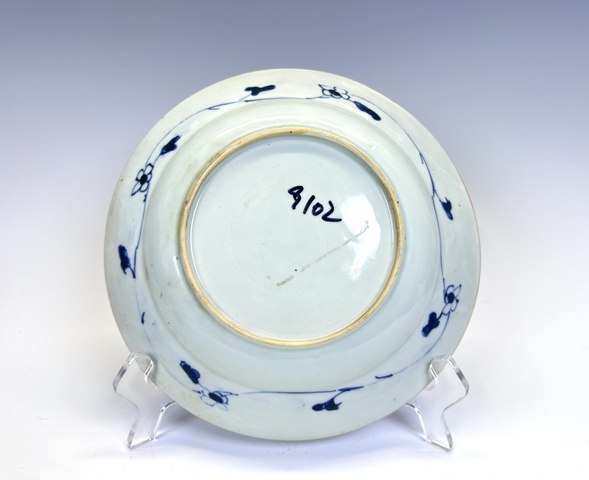 古玩陶瓷清康熙·青花飛黃騰達(dá)克拉克盤拍賣，當(dāng)前價(jià)格99元
