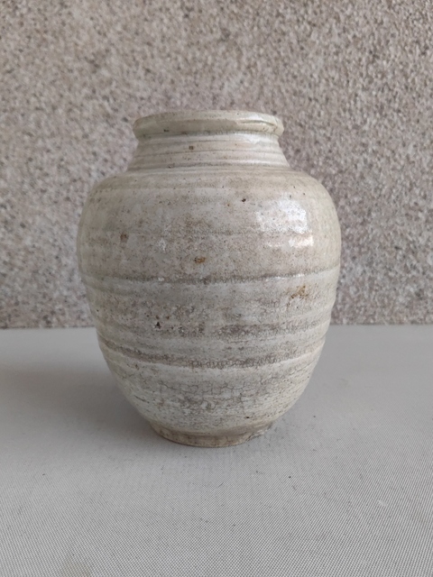 古玩陶瓷青白釉罐拍賣,當前價格398元