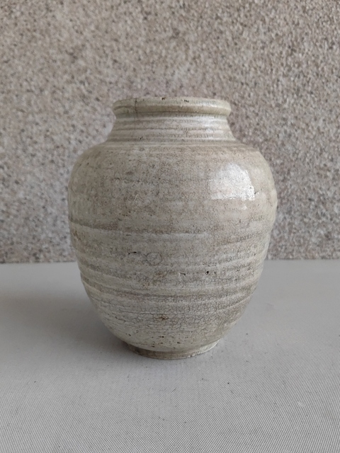 古玩陶瓷青白釉罐拍賣,當前價格398元