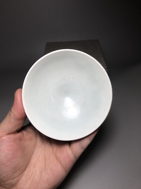 古玩陶瓷(宋代收藏級精品)影青釉唇口盞拍賣,當前價格6888元