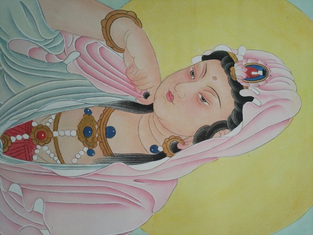 古玩字畫端蓮寶相真品鑒賞圖