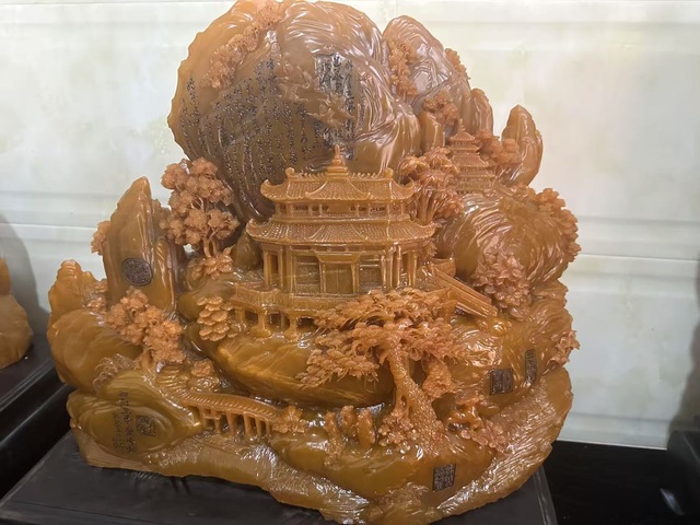 古玩玉器老撾石擺件真品鑒賞圖