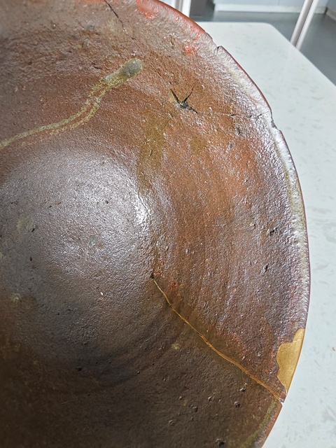 古玩陶瓷褐釉葵口碗真品鑒賞圖