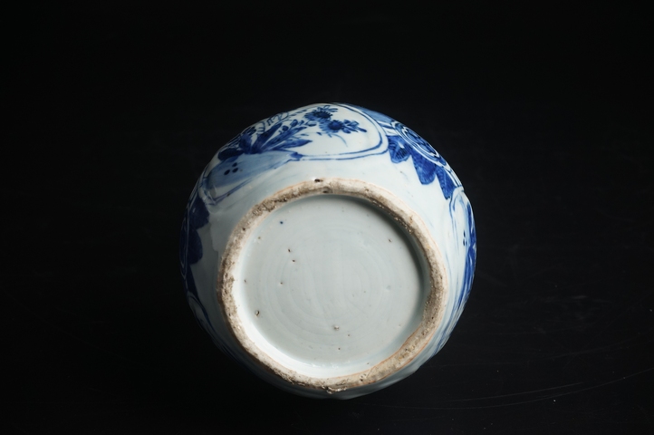 古玩陶瓷明萬歷·青花博古花卉紋葫蘆瓶拍賣，當前價格28755元