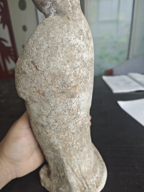 古玩陶瓷彩陶女傭真品鑒賞圖