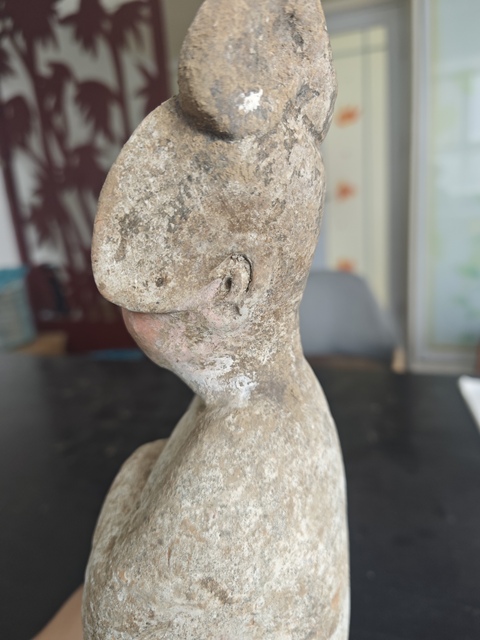古玩陶瓷彩陶女傭真品鑒賞圖