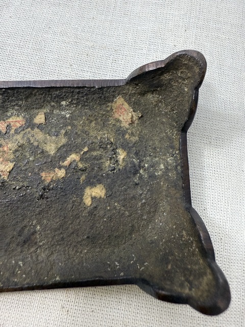 古玩銅器墨床真品鑒賞圖