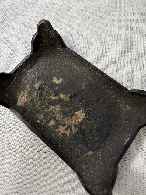 古玩銅器墨床真品鑒賞圖