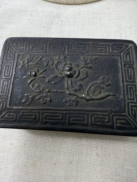 古玩銅器墨床真品鑒賞圖