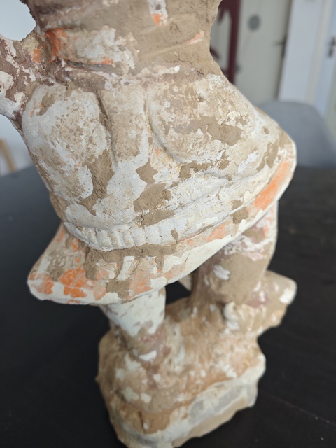 古玩陶瓷彩陶俑真品鑒賞圖