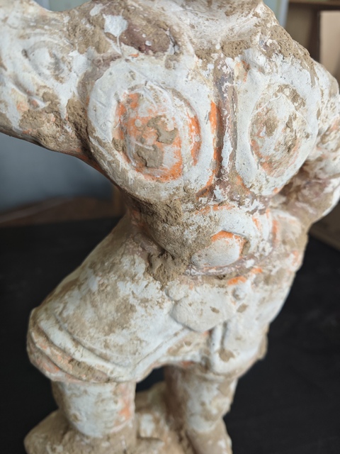 古玩陶瓷彩陶俑真品鑒賞圖