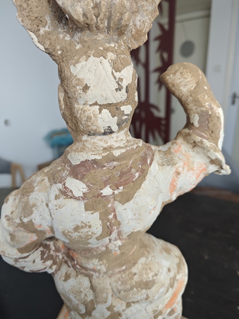 古玩陶瓷彩陶俑真品鑒賞圖
