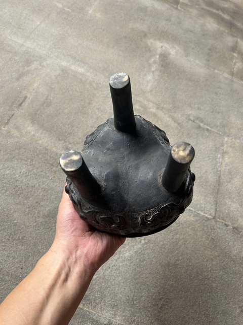 古玩銅器鼎真品鑒賞圖