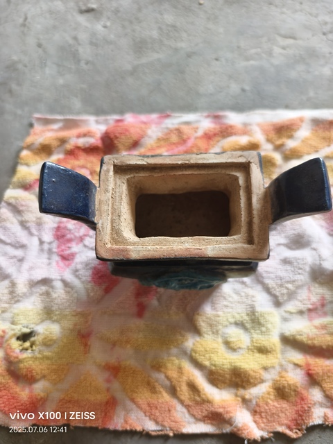 古玩陶瓷琺華彩鼎式爐拍賣，當(dāng)前價(jià)格6800元