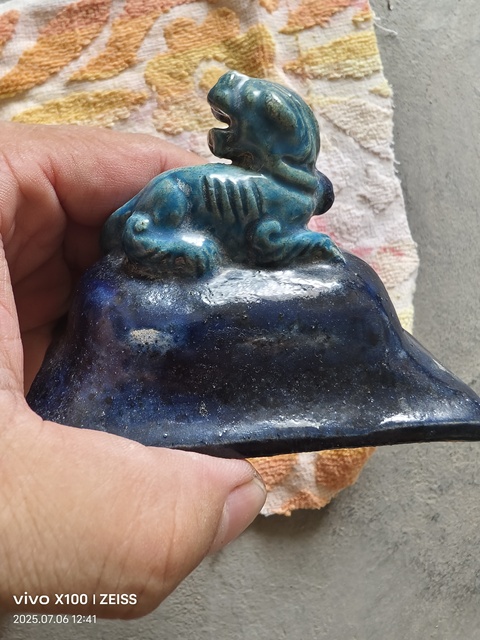 古玩陶瓷琺華彩鼎式爐拍賣，當(dāng)前價(jià)格6800元