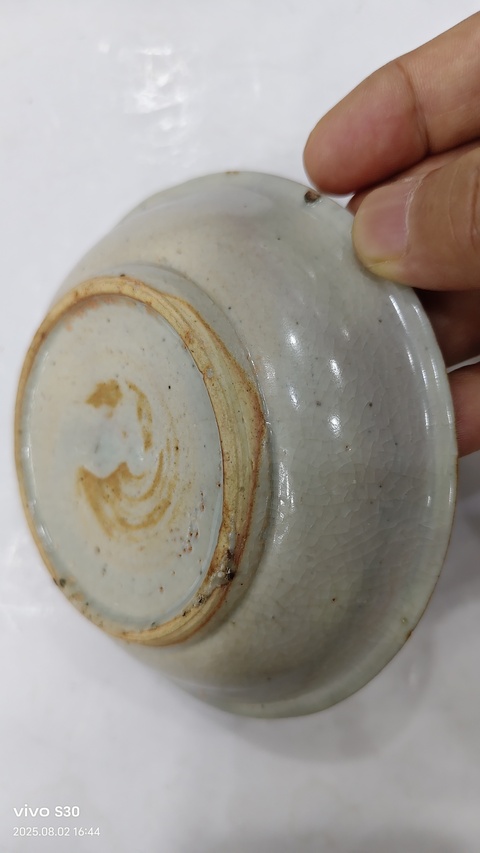 古玩陶瓷青花麒麟望月盤真品鑒賞圖