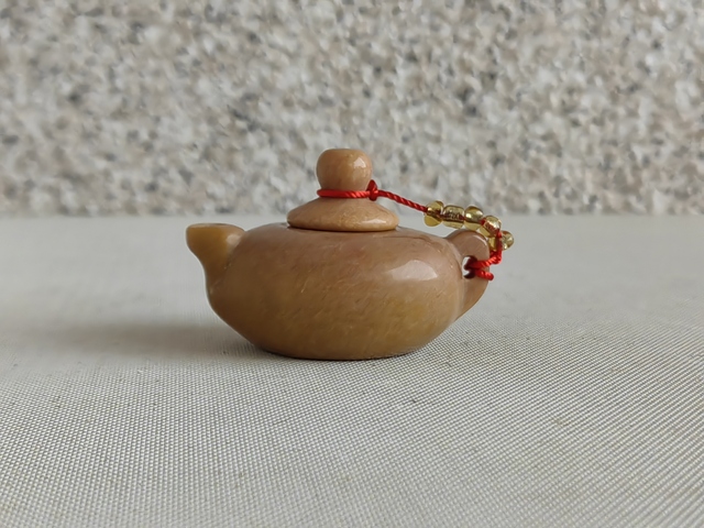 古玩玉器金絲玉壺真品鑒賞圖