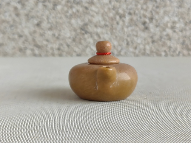 古玩玉器金絲玉壺真品鑒賞圖