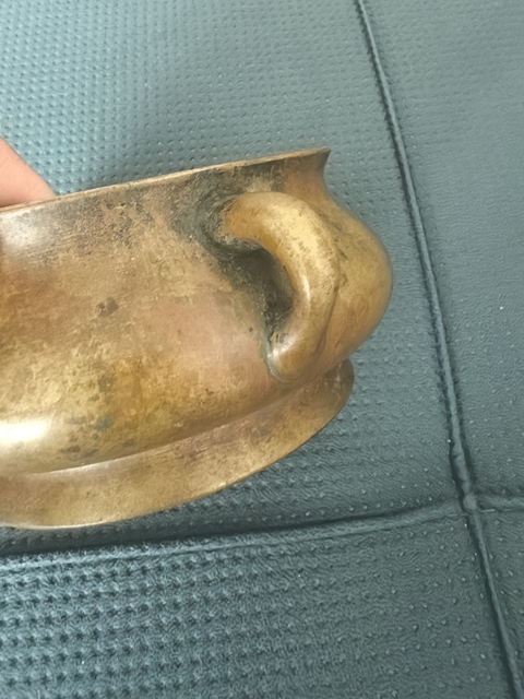 古玩銅器爐子真品鑒賞圖