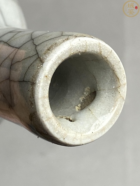 古玩陶瓷清晚期 哥釉瓶真品鑒賞圖