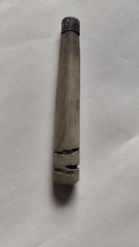 古玩雜項(xiàng)玉柄真品鑒賞圖