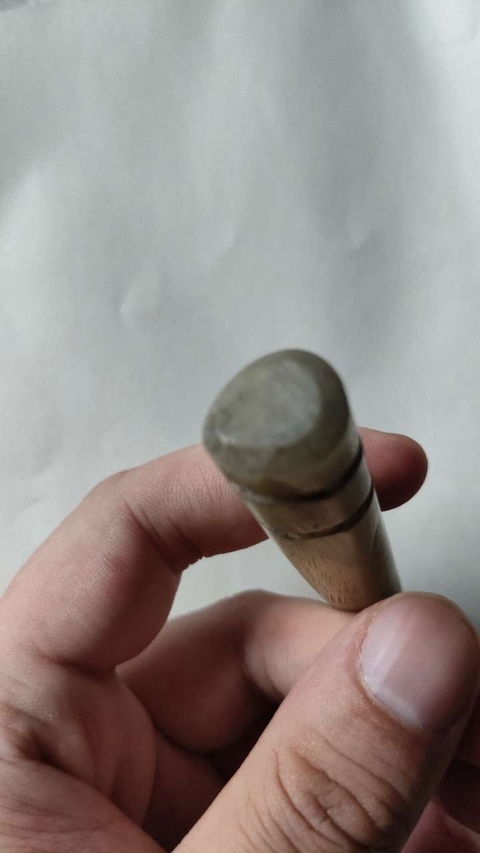 古玩雜項(xiàng)玉柄真品鑒賞圖