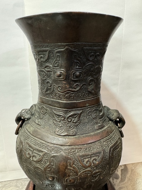 古玩銅器銅瓶真品鑒賞圖