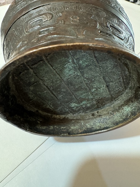 古玩銅器銅瓶真品鑒賞圖