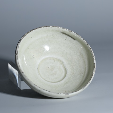 古玩陶瓷磁州窯白釉茶盞真品鑒賞圖