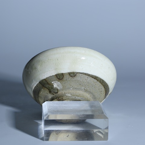古玩陶瓷磁州窯白釉茶盞真品鑒賞圖