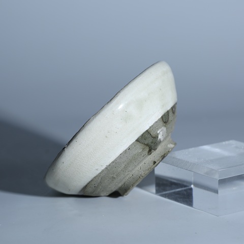 古玩陶瓷磁州窯白釉茶盞真品鑒賞圖