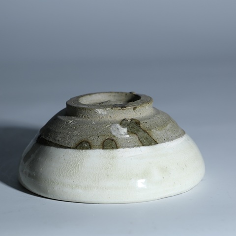古玩陶瓷磁州窯白釉茶盞真品鑒賞圖