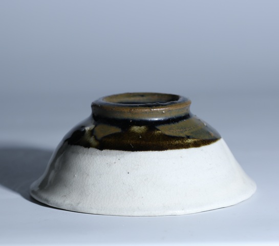 古玩陶瓷磁州窯雙色釉茶盞真品鑒賞圖