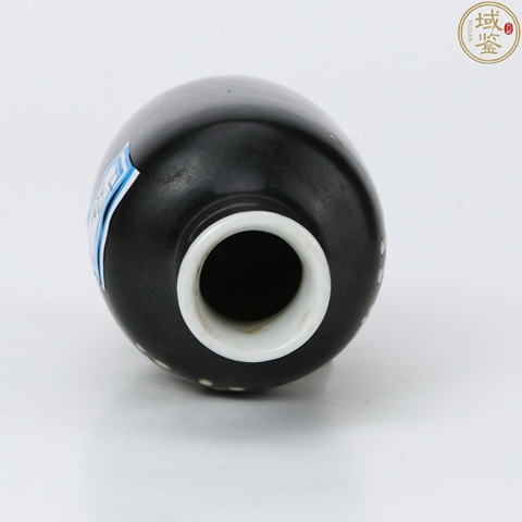 古玩陶瓷梅紋瓶真品鑒賞圖