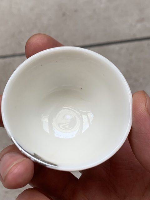 古玩陶瓷德化窯白釉杯真品鑒賞圖