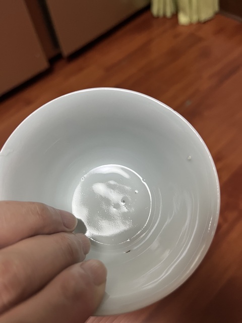古玩陶瓷明晚期青花山水紋杯真品鑒賞圖