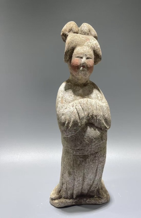 古玩陶瓷唐代肥婆仕女真品鑒賞圖