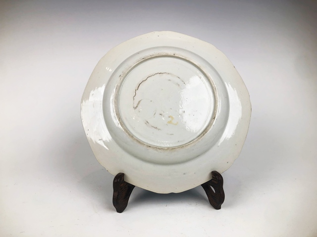 古玩陶瓷清乾隆·漿胎青花山水樓閣人物八方盤拍賣，當前價格0元